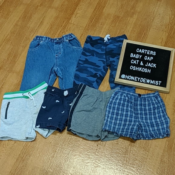 Carter's Other - Bundle of 6 Baby Boy 18 Month Pants and Shorts